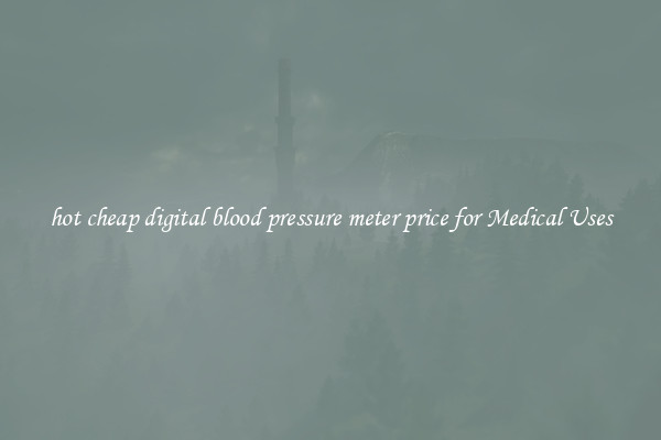 hot cheap digital blood pressure meter price for Medical Uses