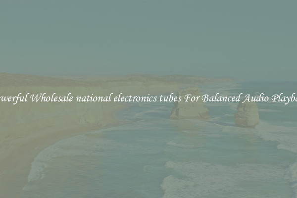 Powerful Wholesale national electronics tubes For Balanced Audio Playback