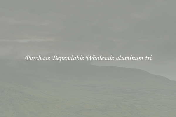 Purchase Dependable Wholesale aluminum tri