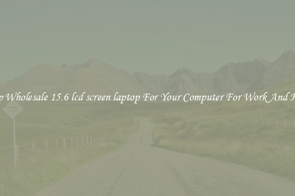 Crisp Wholesale 15.6 lcd screen laptop For Your Computer For Work And Home