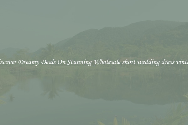 Discover Dreamy Deals On Stunning Wholesale short wedding dress vintage